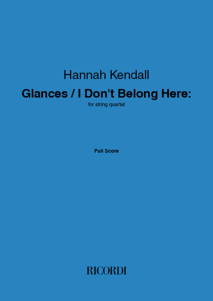 Glances / I Don't Belong Here